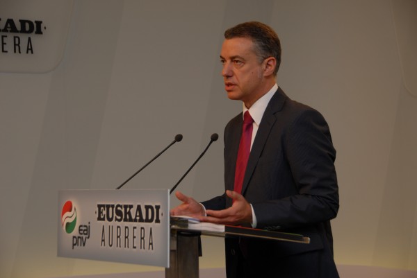 Iñigo Urkullu EAJren EBBren presidente eta lehendakarigaia 