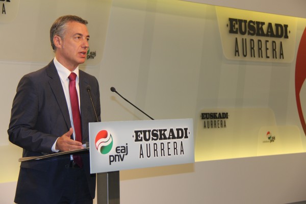 Iñigo Urkullu, presidente del EBB de EAJ-PNV y candidato a lehendakari 