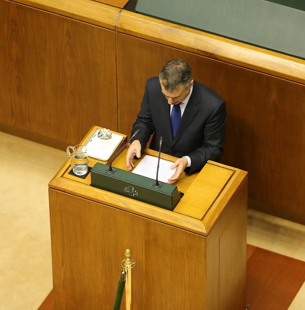 Iñigo Urkullu - Eusko Jaurlaritzako lehendakaria hautatzea - EAJ PNV