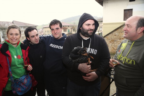 Andoni Ortuzar Aberri Egun bezperan Larrabetzun