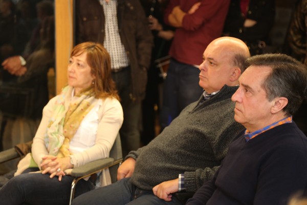Andoni Ortuzar y Xabier Agirre en Ozaeta