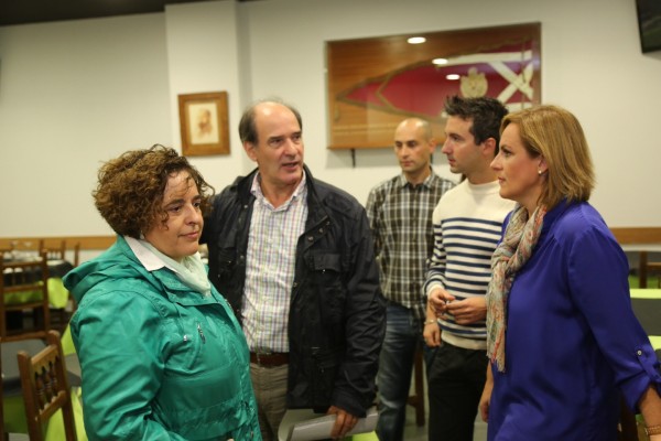 Itxaso Atutxa en el Batzoki de Deusto