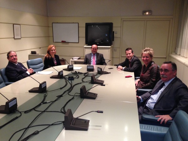 Reunion con el Grupo Vasco en el Senado 