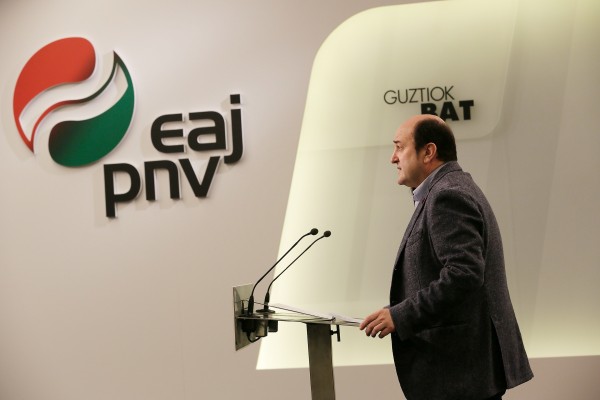 EBBren presidente den Andoni Ortuzarren adierazpena, NEBaren iragarkiaren ondoren