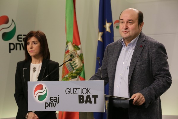 EBBren presidente den Andoni Ortuzarren adierazpena, NEBaren iragarkiaren ondoren