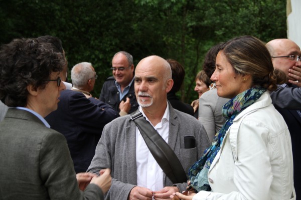 Andoni Ortuzar eta Izaskun Bilbao Euskera Europan defendatzeko ekitaldian