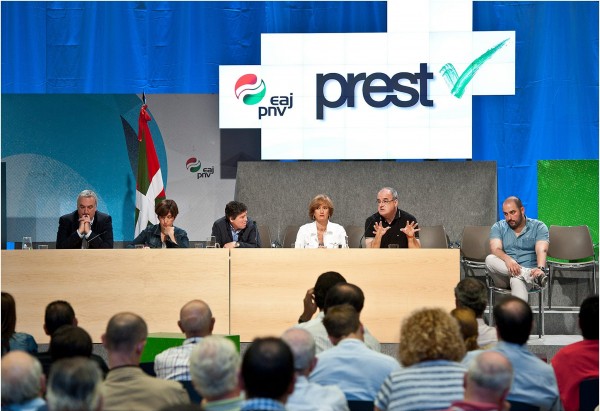 EAJ-PNV presenta a Markel Olano y Eneko Goia como candidatos a Diputado General y a Donostia