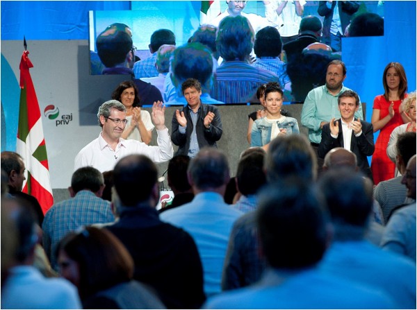 EAJ-PNV-k Markel Olano eta Eneko Goia aurkeztu ditu Diputatu Nagusirako eta Donostiako alkatetzarako