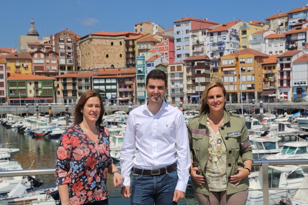 Presentación del candidato a la alcaldía de Bermeo, Aritz Abaroa 