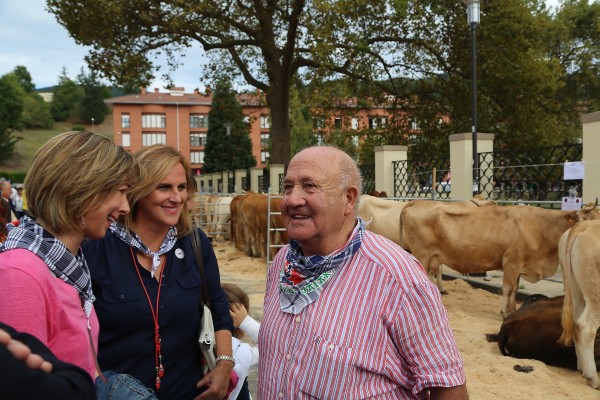 Itxaso Atutxa, Jose Luis Bilbao, Irene Pardo en Gangas de Zalla