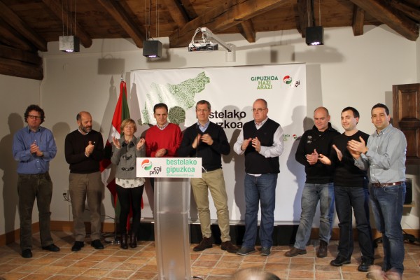 Markel Olano y Joseba Egiban en Bergara