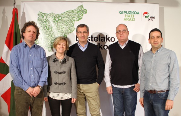 Markel Olano y Joseba Egiban en Bergara