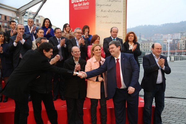 2015.ko Bilboko Udalerako hautagai-zerrenda aurkezpena - Juan Mari Aburto