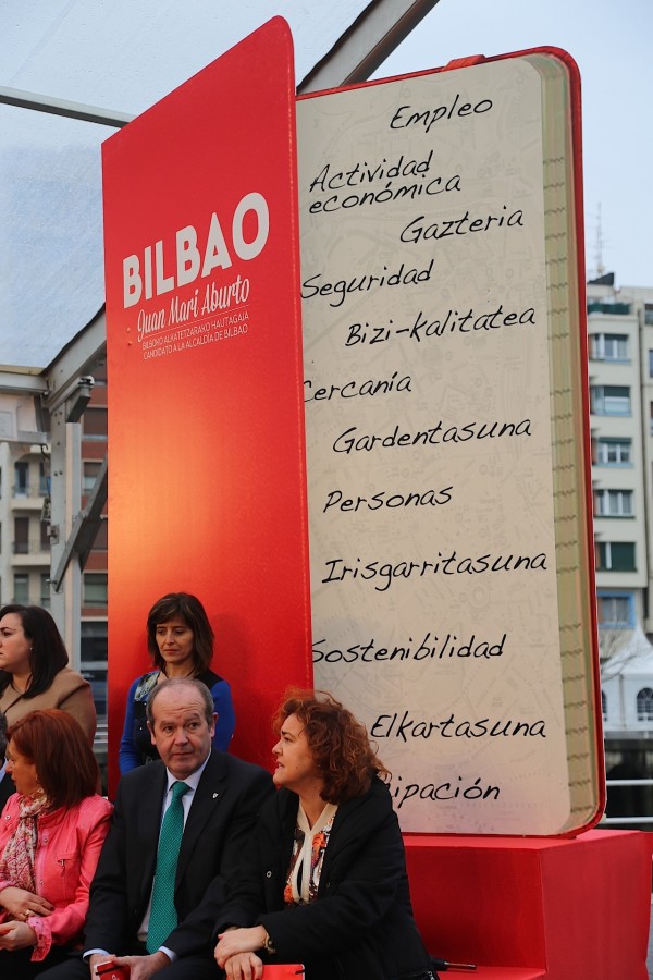 2015.ko Bilboko Udalerako hautagai-zerrenda aurkezpena - Juan Mari Aburto