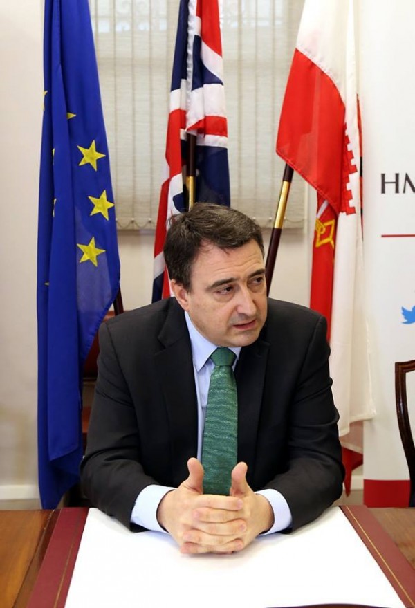 Aitor Esteban en Gibraltar