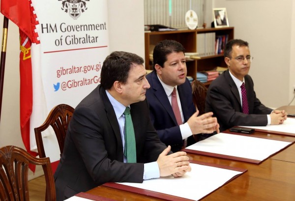 Aitor Esteban en Gibraltar