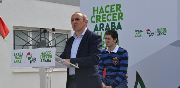 Andoni Ortuzar eta Ramiro Gonzalez Okondoko batzokiaren inaugurazioan