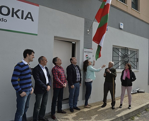 Andoni Ortuzar eta Ramiro Gonzalez Okondoko batzokiaren inaugurazioan