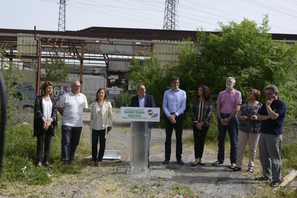 Gorka Urtaran eta Ramiro Gonzalez, industrialdearen hobekuntzari buruz