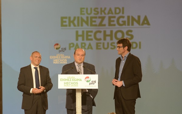 Encuentro con la sociedad alavesa: Ortuzar, González, Urtaran