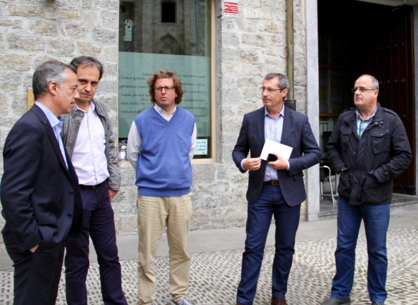 Bergarako mitina - Iñigo Urkullu, Joseba Egibar, Markel Olano,  Juanje Alberdi