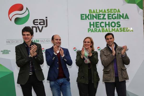 Unai Rementeria, Itxaso Atutxa, Álvaro Parro - Mitin Balmaseda