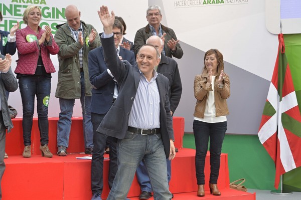 Hauteskunde mitina Gasteizen: Urtaran, Ramiro Gonzalez, Urkullu eta Ortuzar