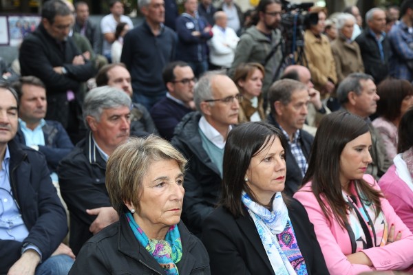 Gernika Lumoko mitina - Jose Mari Gorroño, Unai Rementeria, Andoni Ortuzar