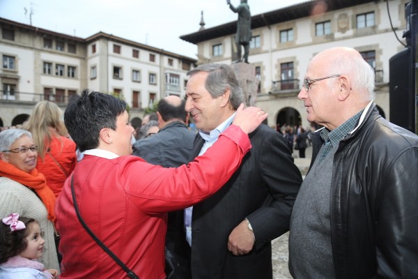 Gernika Lumoko mitina - Jose Mari Gorroño, Unai Rementeria, Andoni Ortuzar