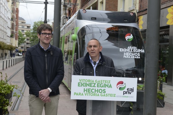Urtaran ampliará el tranvía a Salburua y Zabalgana