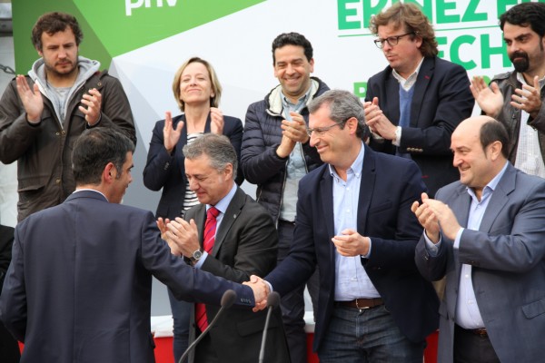 Mitin Donostia - Eneko Goia, Markel Olano, Iñigo Urkullu, Andoni Ortuzar