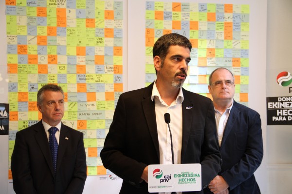 Urkullu: “Es la hora del cambio en Donostia y Gipuzkoa”