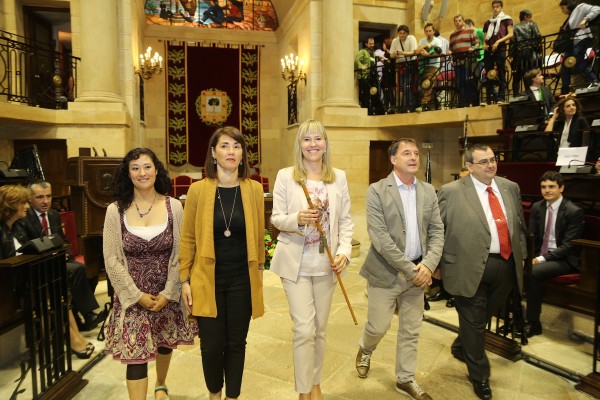 Las Juntas Generales de Bizkaia han quedado constituidas esta mañana en el pleno celebrado en la cas