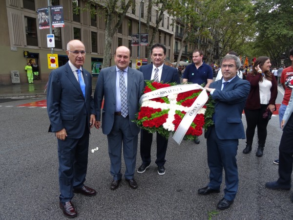 EAJ-PNVren ordezkaritza  Duran i Lleidarekin  aurtengo Diadan