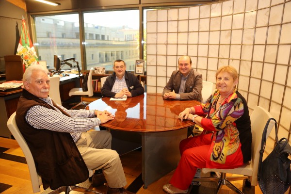 Visita de la Presidenta de la extraterritorial de Argentina Mª Agustina Irastorza a Sabin Etxea