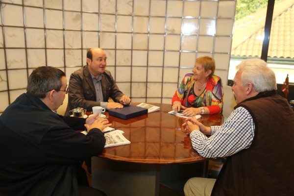 Visita de la Presidenta de la extraterritorial de Argentina Mª Agustina Irastorza a Sabin Etxea