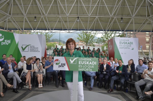 Ekitaldia Laudion. Iñigo Urkullu, Andoni Ortuzar, Mikel Legarda, Almudena Otaola