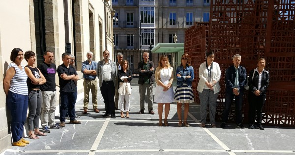 EAJ PNV en las concentraciones en repulsa por el atentado de Niza
