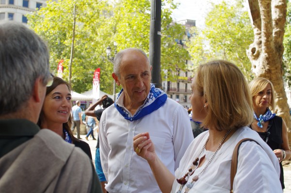 Josune Gorospe, Josu Erkoreka eta Itxaso Atutxa Bilboko Aste Nagusian