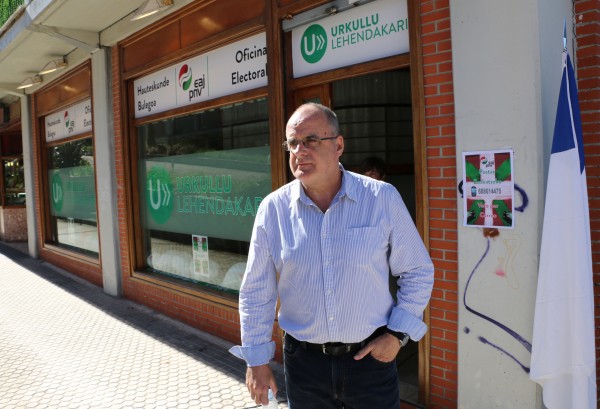 Oficina electoral en Intxaurrondo