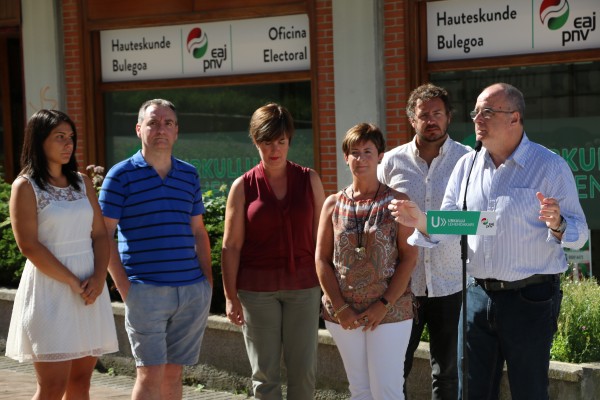 Oficina electoral en Intxaurrondo