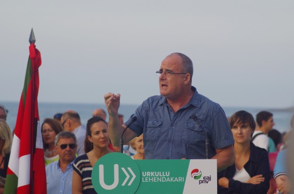 Acto político en Zarautz