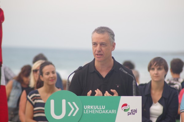 Acto político en Zarautz