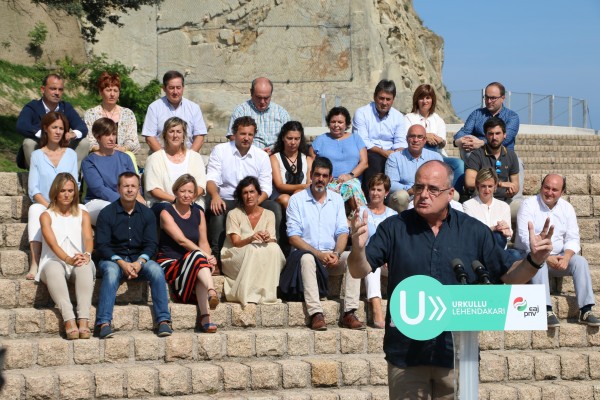  Presentación de los candidatos de EAj-PNV por Gipuzkoa para las Elecciones Vascas