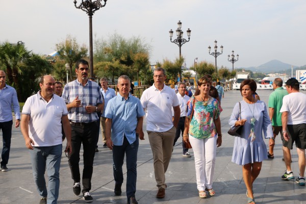 Iñigo Urkullu en las regatas de Donostia 2016