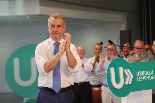 Iñigo Urkullu en el Palacio Euskalduna 