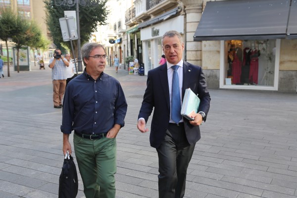 Joseba Aurrekoetxea, Iñigo Urkullu  - Hauteskunde Programaren aurkezpena