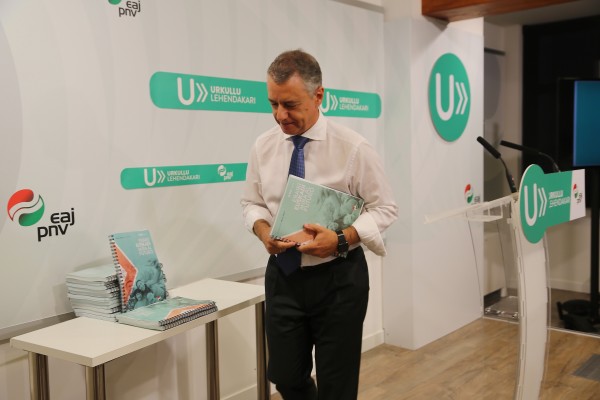  Iñigo Urkullu, Joseba Aurrekoetxea  - Presentación Programa electoral