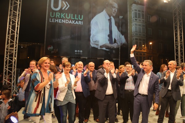 Urkullu Lehendakari - Hauteskunde Gaua - Noche Electoral