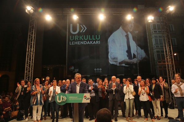 Urkullu Lehendakari - Hauteskunde Gaua - Noche Electoral